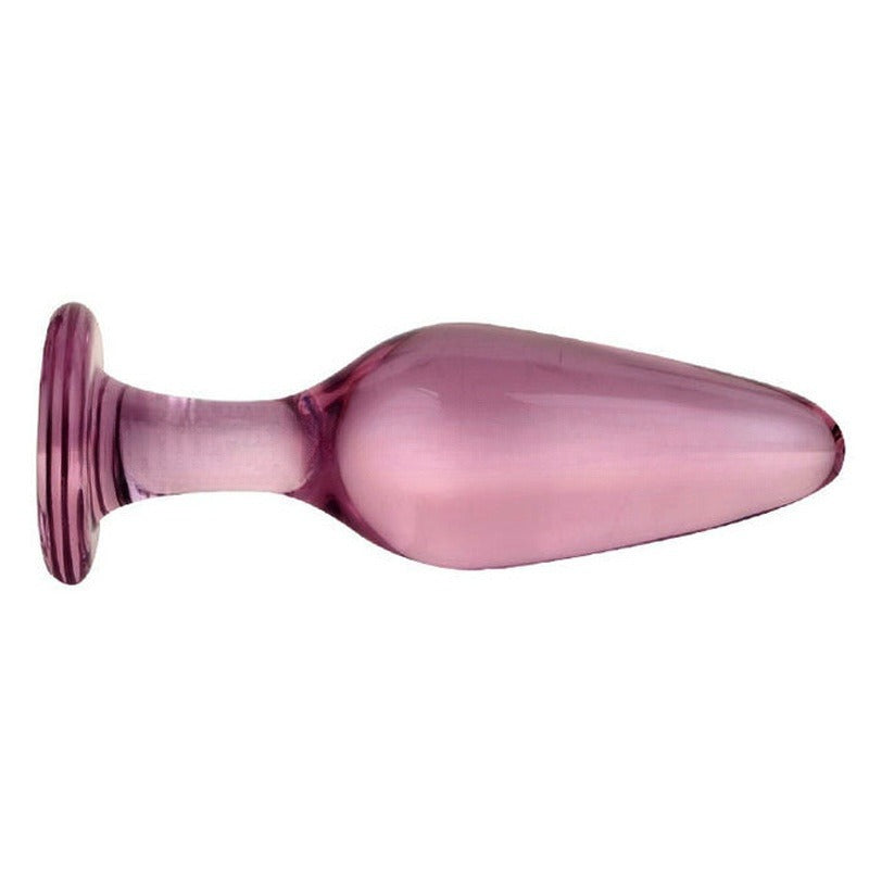 Untamed- Glass Anal Plug - Pink