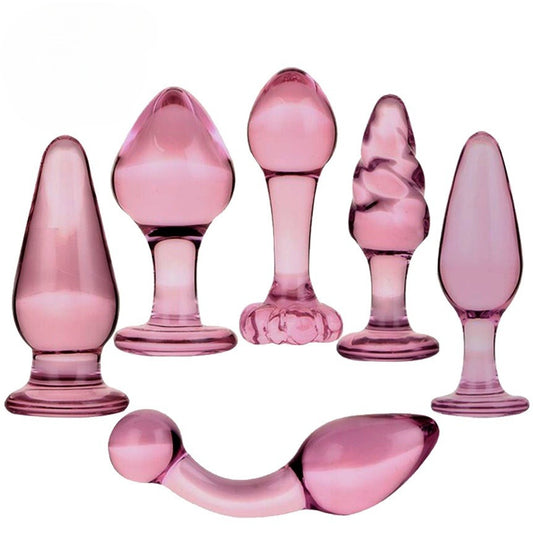 Untamed- Glass Anal Plug - Pink