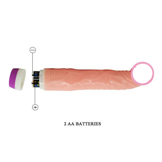 Sweet Spot- Vibrating Dildo- Flesh