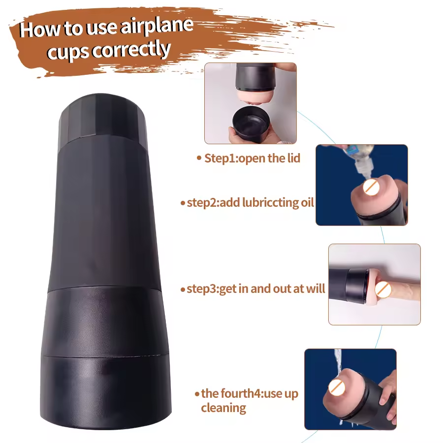 Jack Ry - Male Vibrating & Sucking Massager-Black