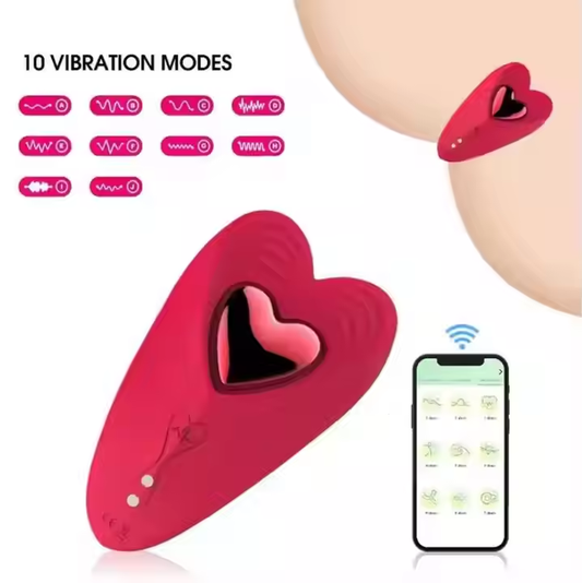 Reign On Me- Magnetic App-Controlled Wearable Panty- Red