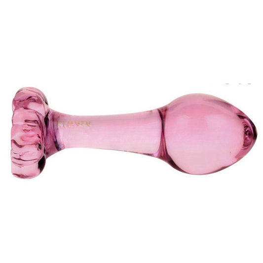 Untamed- Glass Anal Plug - Pink