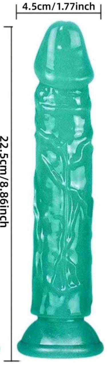 Belle Exotics DILDO IVY- SOFT FLESH-LIKE SUCTION DILDO - GLOW-TRINIDAD-Discover Exquisite Pleasure with Belle Exotics Dildo Collection