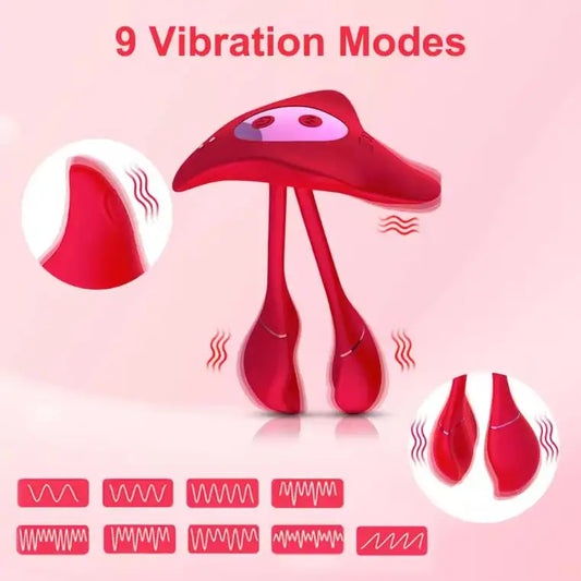 Belle Exotics HER TOYS JELLY- APP CONTROL + DISCREET VIBRATING PANTY- RED-TRINIDAD AND TOBAGO-Discover Pleasure and Style with Belle Exotics Vibrator Collection - Empowering Intimacy in Trinidad and Tobago, Jamaica, Barbados, Guyana, Bahamas, USA, and Canada