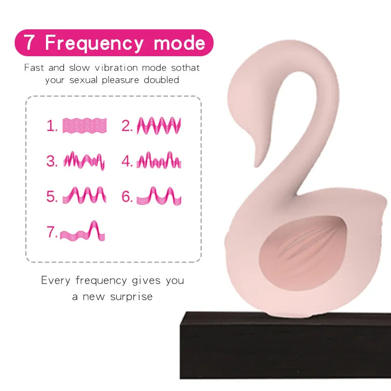Belle Exotics HER TOYS MS.SWAN- DISCREET 2 IN 1 VIBRATOR- PINK. TRINIDAD AND TOBAGO-Discover Pleasure and Style with Belle Exotics Vibrator Collection - Empowering Intimacy in Trinidad and Tobago, Jamaica, Barbados, Guyana, Bahamas, USA, and Canada