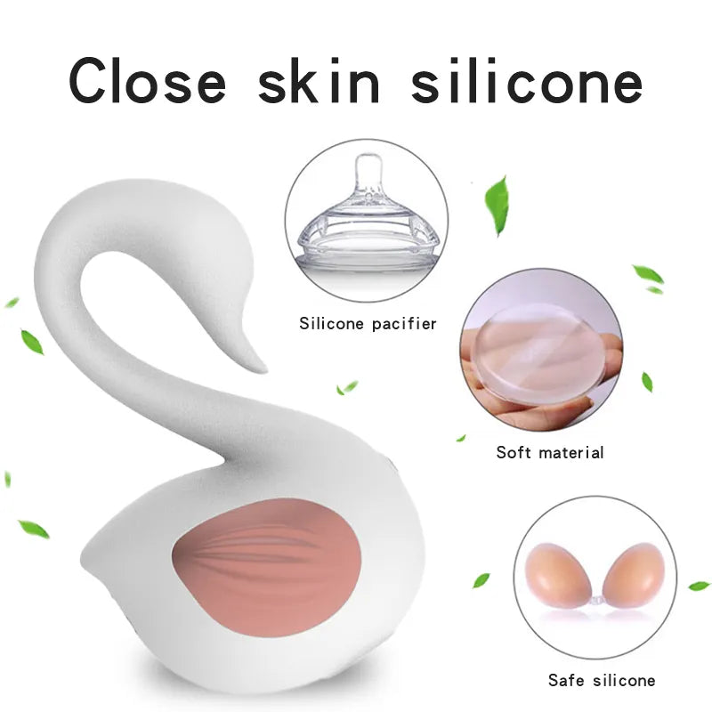 Belle Exotics HER TOYS MS.SWAN- DISCREET 2 IN 1 VIBRATOR- PINK. TRINIDAD AND TOBAGO-Discover Pleasure and Style with Belle Exotics Vibrator Collection - Empowering Intimacy in Trinidad and Tobago, Jamaica, Barbados, Guyana, Bahamas, USA, and Canada