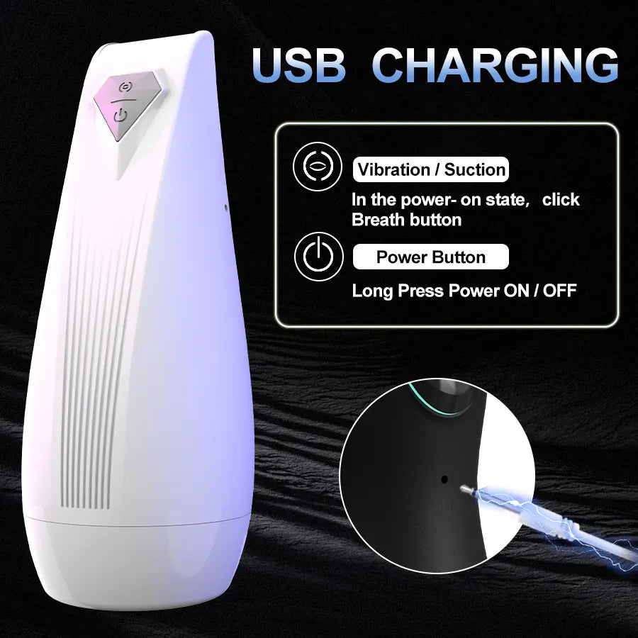 Belle Exotics MALE TOYS KNIGHT HIM- AUTOMATIC PENIS STROKER AND SUCTION CUP- BLACK- TRINIDAD AND TOBAGO- Confidence and Passion with Belle Exotics Male Enhancers Collection - Unleash Desire in Trinidad and Tobago, Jamaica, Barbados, Guyana, Bahamas, USA, and Canada