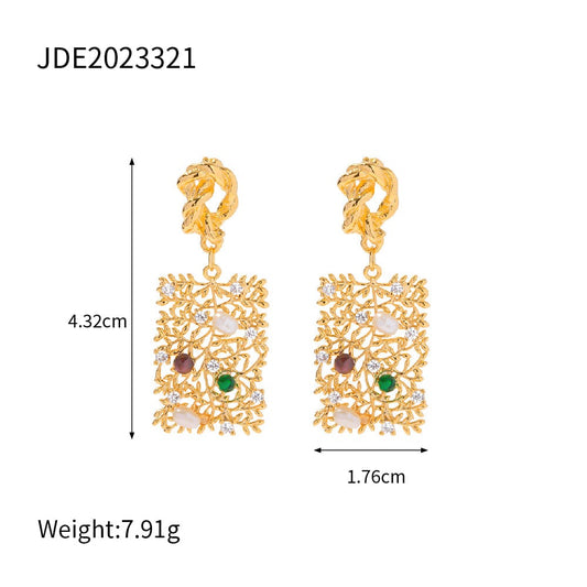 Elegant Mi Amore earrings, adding a touch of glamour to your ensemble. Discover the finest earrings in Trinidad and Tobago fashion