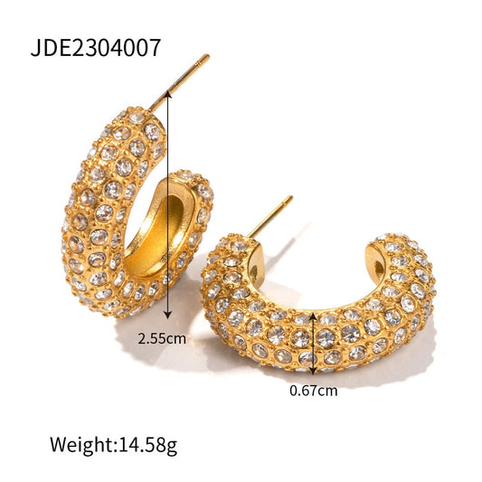 Elegant Mi Amore earrings, adding a touch of glamour to your ensemble. Discover the finest earrings in Trinidad and Tobago fashion