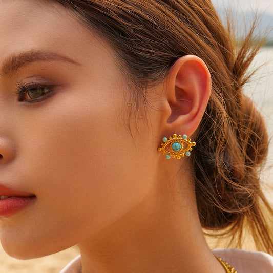 Elegant Mi Amore earrings, adding a touch of glamour to your ensemble. Discover the finest earrings in Trinidad and Tobago fashion