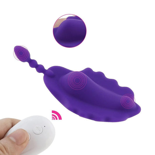 Belle Exotics HER TOYS TICKLE ME FANCY- WEARABLE VIBRATING PANTY- PURPLE TRINIDAD AND TOBAGO-Discover Pleasure and Style with Belle Exotics Vibrator Collection - Empowering Intimacy in Trinidad and Tobago, Jamaica, Barbados, Guyana, Bahamas, USA, and Canada
