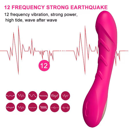 Her Delight- 2 in 1 Bendable Vibrator- Purple