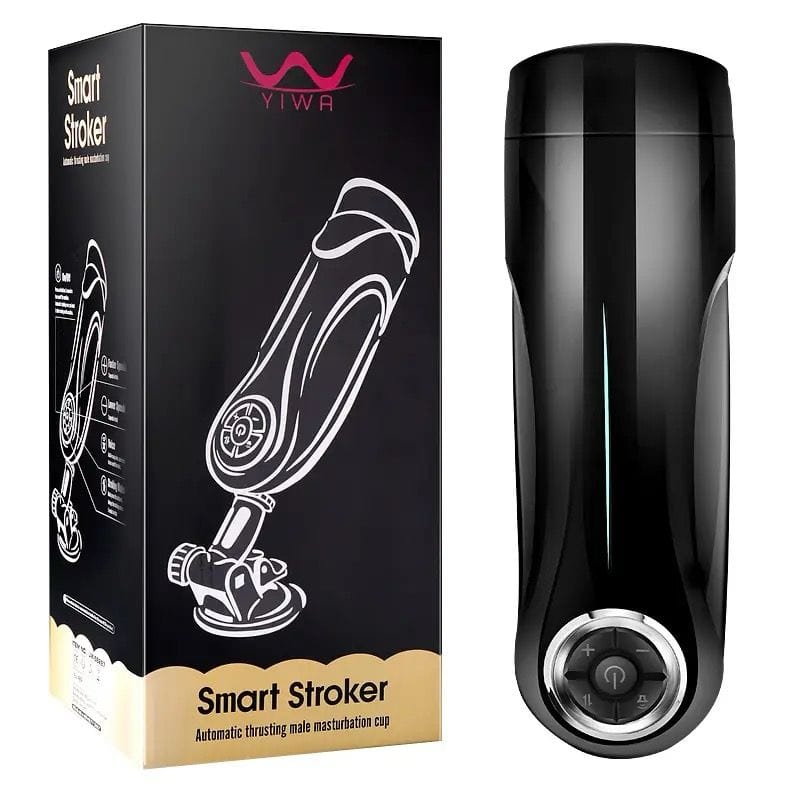 Belle Exotics Enterprises Limited KING TITAN- VIBRATING MALE MASSAGER CUP- BLACK