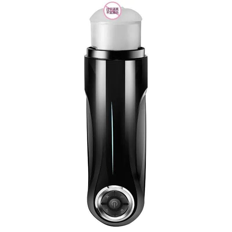 Belle Exotics Enterprises Limited KING TITAN- VIBRATING MALE MASSAGER CUP- BLACK