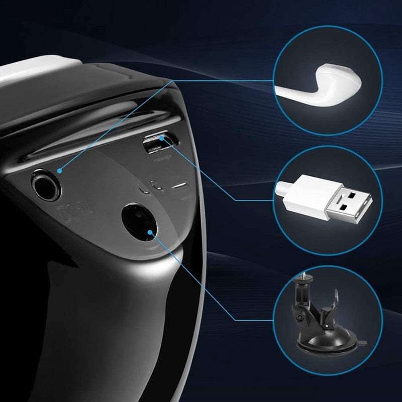 Belle Exotics Enterprises Limited KING TITAN- VIBRATING MALE MASSAGER CUP- BLACK