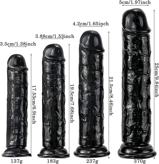 BELLE EXOTICS DAMN ZADDY- DILDO (LARGE) - BLACK | REALISTIC DILDO-Discover Exquisite Pleasure with Belle Exotics Dildo Collection in Trinidad and Tobago, Jamaica, Barbados, Guyana, Bahamas, USA, and Canada