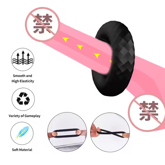 Belle Exotics Enterprises Limited 
GET HIM FIRM- INDIVIDUAL MALE RING-BLACK
Discover the power of improved performance and intensified pleasure as our premium selection of male rings promotes optimal blood circulation.