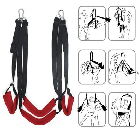 Belle Exotics Enterprises Limited PORTAL PLEASURE- DOOR HARNESS- BLACK