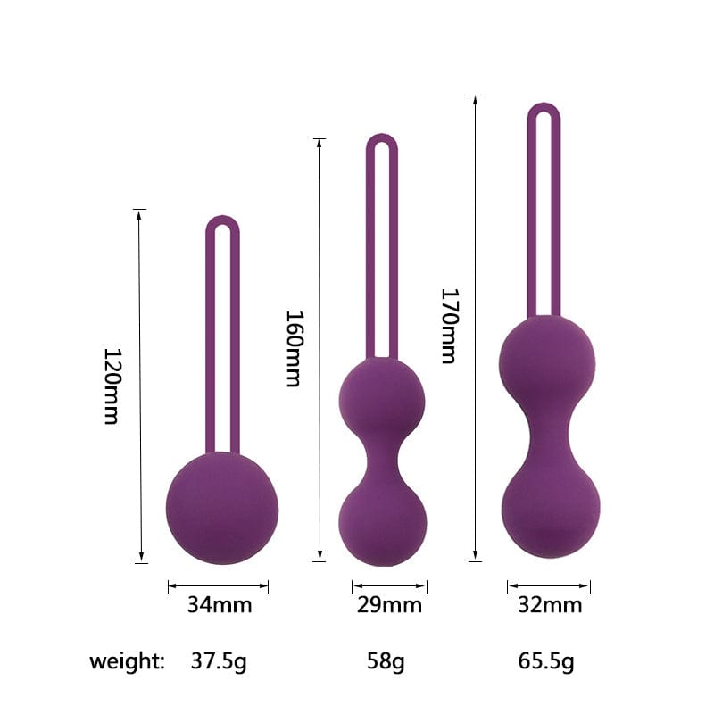 TIGHTEN ME LARGE KEGEL BALL- PURPLE- BELLE EXOTICS- TRINIDAD AND TOBAGO- Elevate Sensual Wellness with Belle Exotics Kegel Balls - Embracing Empowerment in Trinidad and Tobago, Jamaica, Barbados, Guyana, Bahamas, USA, and Canada