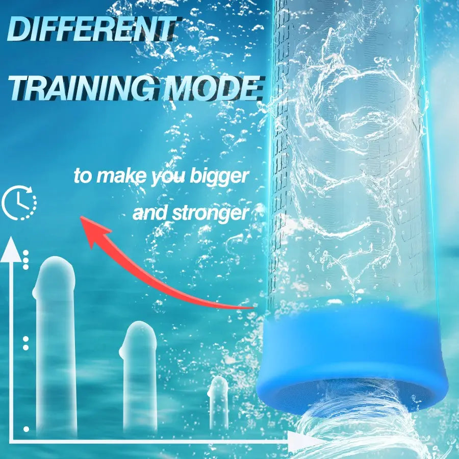 Belle Exotics MALE TOYS HIS WAY ELECTRIC PENIS PUMP - BLUE - TRINIDAD AND TOBAGO- Confidence and Passion with Belle Exotics Male Enhancers Collection - Unleash Desire in Trinidad and Tobago, Jamaica, Barbados, Guyana, Bahamas, USA, and Canada