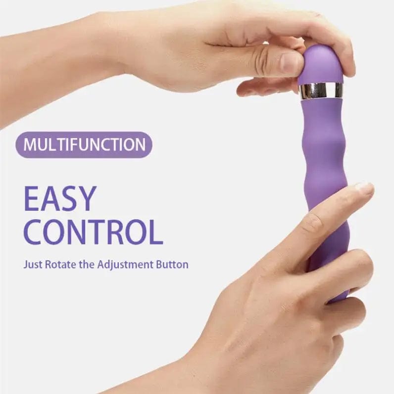 Belle Exotics VIBRATORS GIRLS WAY VIBRATING DILDO LARGE - PURPLE