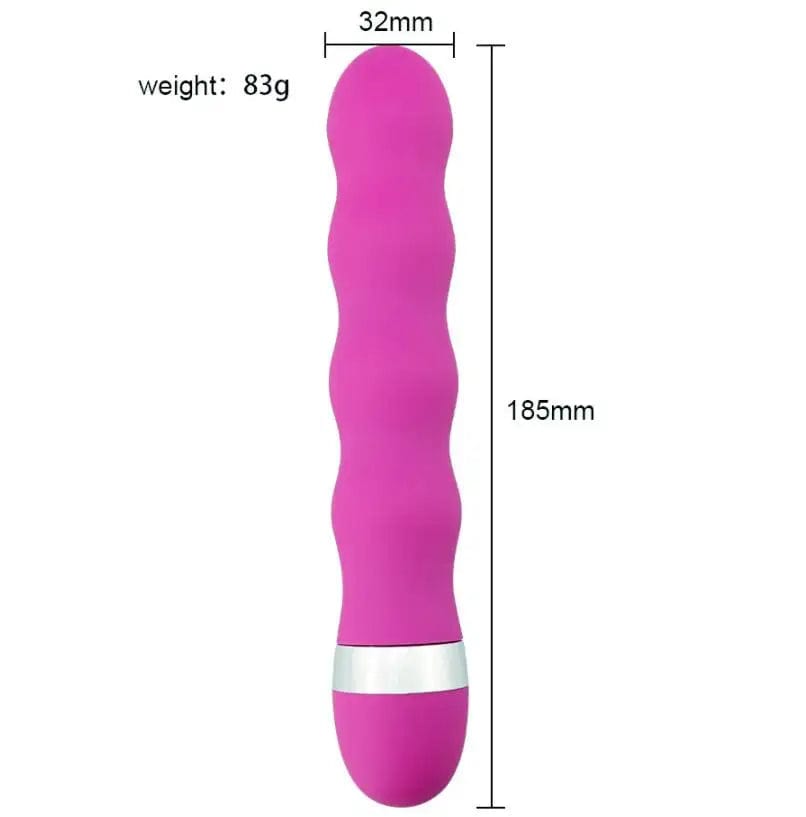 Belle Exotics VIBRATORS GIRLS WAY VIBRATING DILDO LARGE - PURPLE
