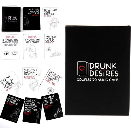 Naughty Game Night Bundle- Adult Drinking Game + Action Dice + Handcuffs