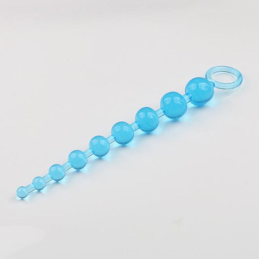 SAY YES - ANAL BEADS - BLUE - BELLE EXOTICS-TRINIDAD AND TOBAGO-Embark on a Sensual Adventure with Belle Exotics Anal Toys Collection - Embracing Pleasure in Trinidad and Tobago, Jamaica, Barbados, Guyana, Bahamas, USA, and Canada