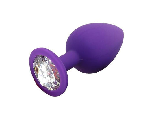BLISS ME - ANAL PLUG SMALL -  PURPLE-Embark on a Sensual Adventure with Belle Exotics Anal Toys Collection - Embracing Pleasure in Trinidad and Tobago, Jamaica, Barbados, Guyana, Bahamas, USA, and Canada