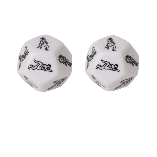 FUN TIME-BLACK SEX POSITION DICE PAIR - BLACK - BELLE EXOTICS-TRINIDAD AND TOBAGO-Unleash Passion and Connection with Belle Exotics Couple Toy Collection - Redefining Intimacy in Trinidad and Tobago, Jamaica, Barbados, Guyana, Bahamas, USA, and Canada