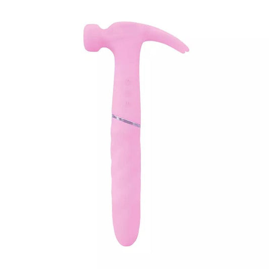 Belle Exotics HER TOYS SHE'S SMASHING- 3 IN 1 CLIT MASSAGING, WAND DILDO & VIBRATING HAMMER- PINK-TRINIDAD AND TOBAGO-Discover Pleasure and Style with Belle Exotics Vibrator Collection - Empowering Intimacy in Trinidad and Tobago, Jamaica, Barbados, Guyana, Bahamas, USA, and Canada