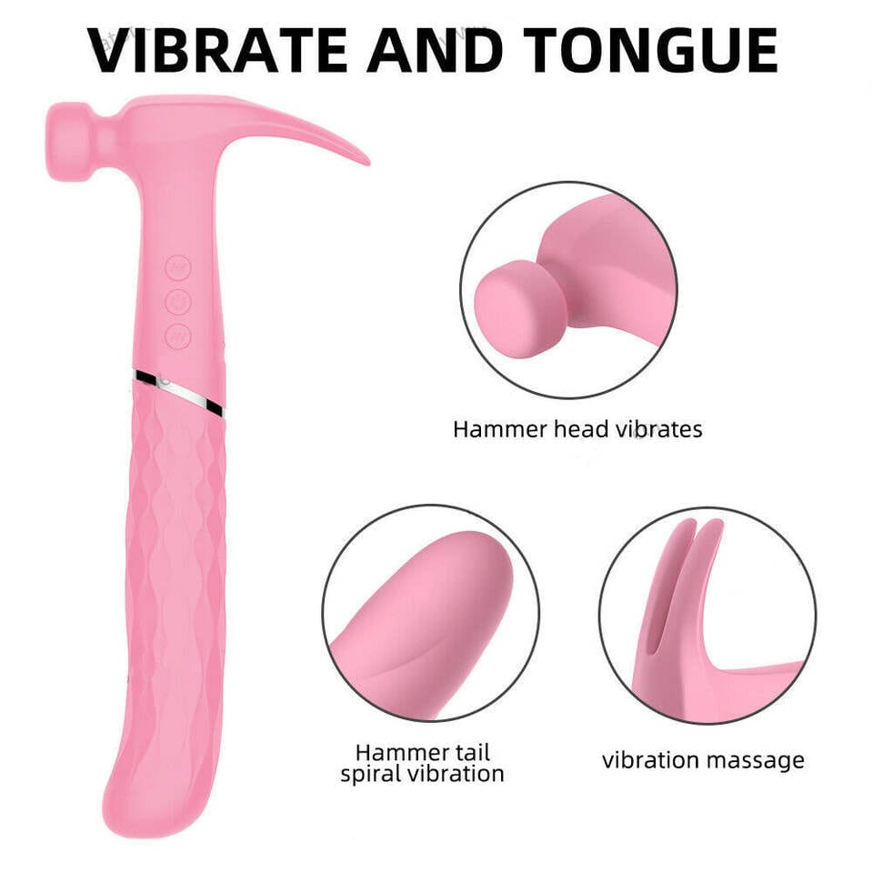 She's Smashing- 3 in 1 Clit Massaging, Wand Dildo & Vibrating Hammer- Belle Exotics | Pleasure Products | Trinidad and Tobago Store She's Smashing- 3 in 1 Clit Massaging, Wand Dildo & Vibrating Hammer- Belle Exotics | Pleasure Products | Trinidad and Tobago Store