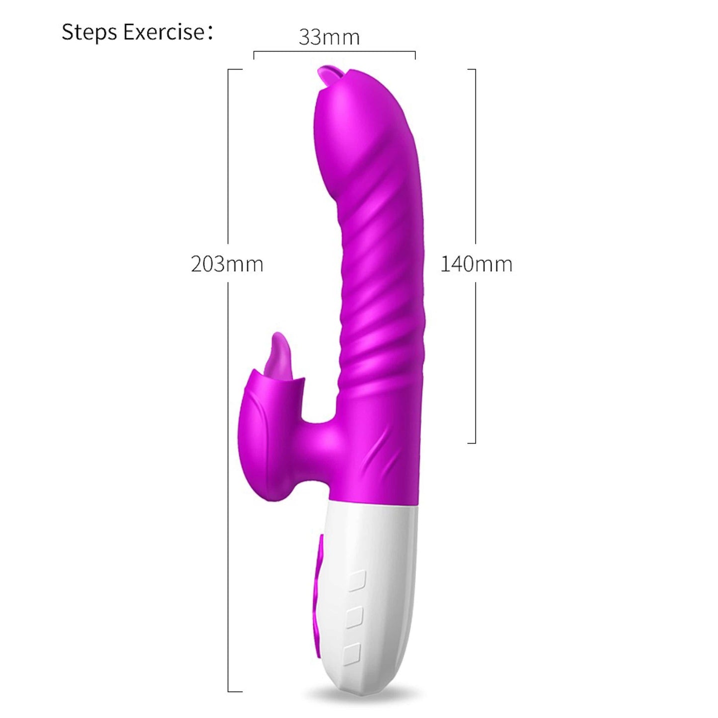 Belle Exotics Rabbits DRIPPING THRUSTING RABBIT VIBRATOR - PURPLE-Discover Pleasure and Style with Belle Exotics Vibrator Collection - Empowering Intimacy in Trinidad and Tobago, Jamaica, Barbados, Guyana, Bahamas, USA, and Canada