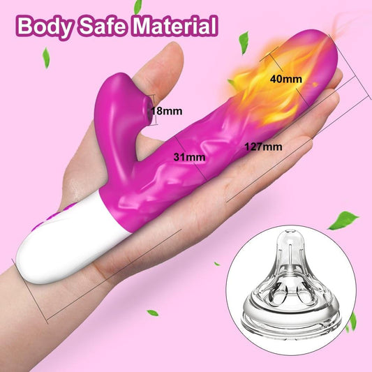 LOADS OF PASSION THRUSTING RABBIT -PURPLE-BELLE EXOTICS-TRINIDAD AND TOBAGO-Discover Pleasure and Style with Belle Exotics Vibrator Collection - Empowering Intimacy in Trinidad and Tobago, Jamaica, Barbados, Guyana, Bahamas, USA, and Canada