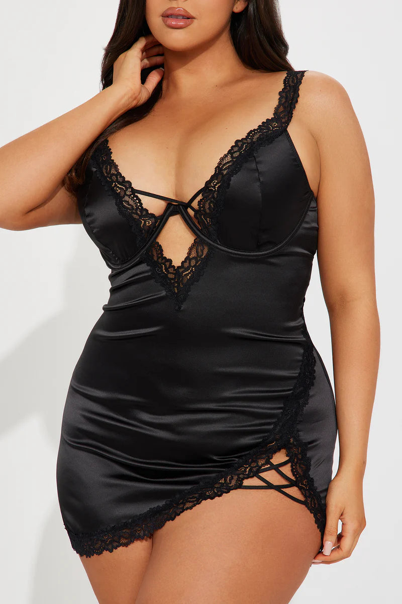 Sincerely Me- Lace Babydoll- Black. Discover Mi Amore’s sensual babydolls. Elegant, flattering, and perfect for special moments. Shop discreetly in Trinidad and Tobago. Mi Amore House of Styles