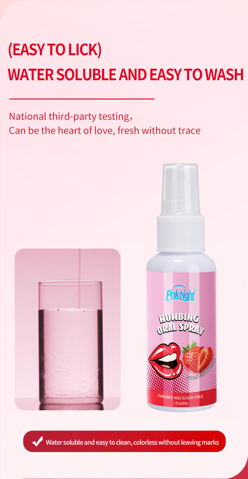 Gagless- Oral Numbing Spray- Strawberry (50ml)