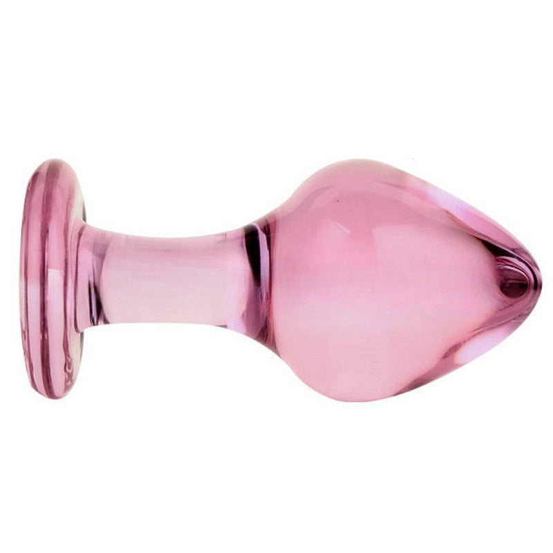 UNTAMED - GLASS ANAL PLUG - PINK