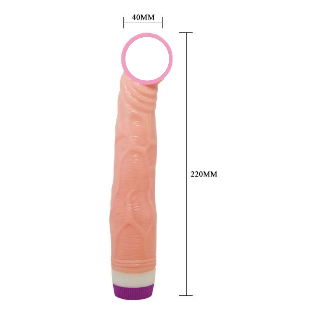 Sweet Spot- Vibrating Dildo- Flesh