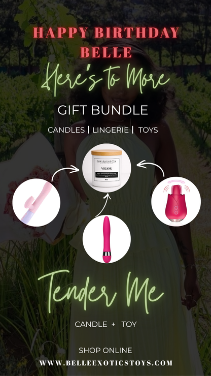 Tender Me- Connect To Me Bundle- Toy + Candle