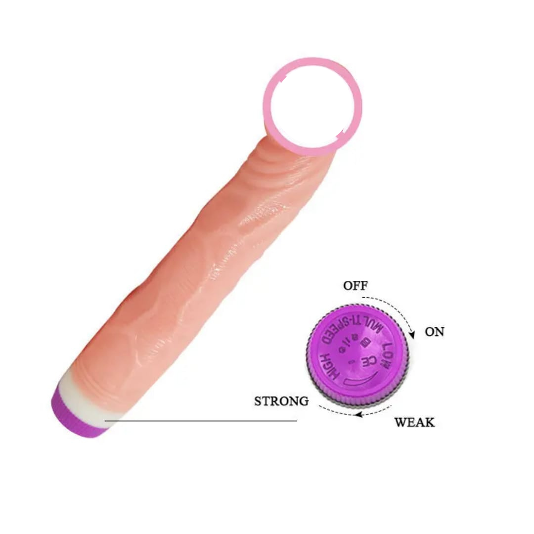 Sweet Spot- Vibrating Dildo- Flesh