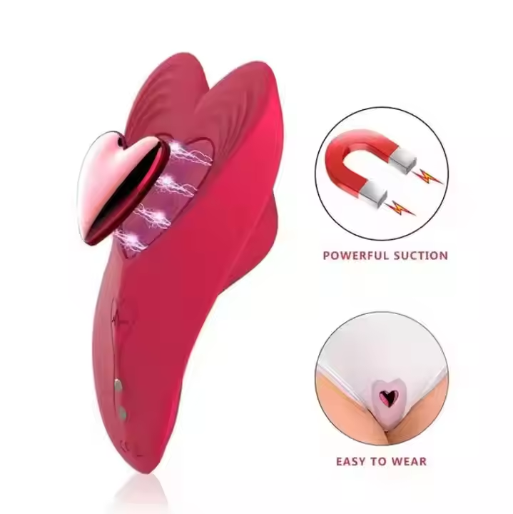 Reign On Me- Magnetic App-Controlled Wearable Panty- Red