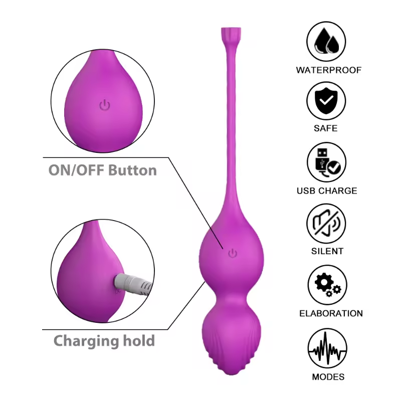 ALREADY THERE- APP CONTROLLED KEGEL EGG- PURPLE