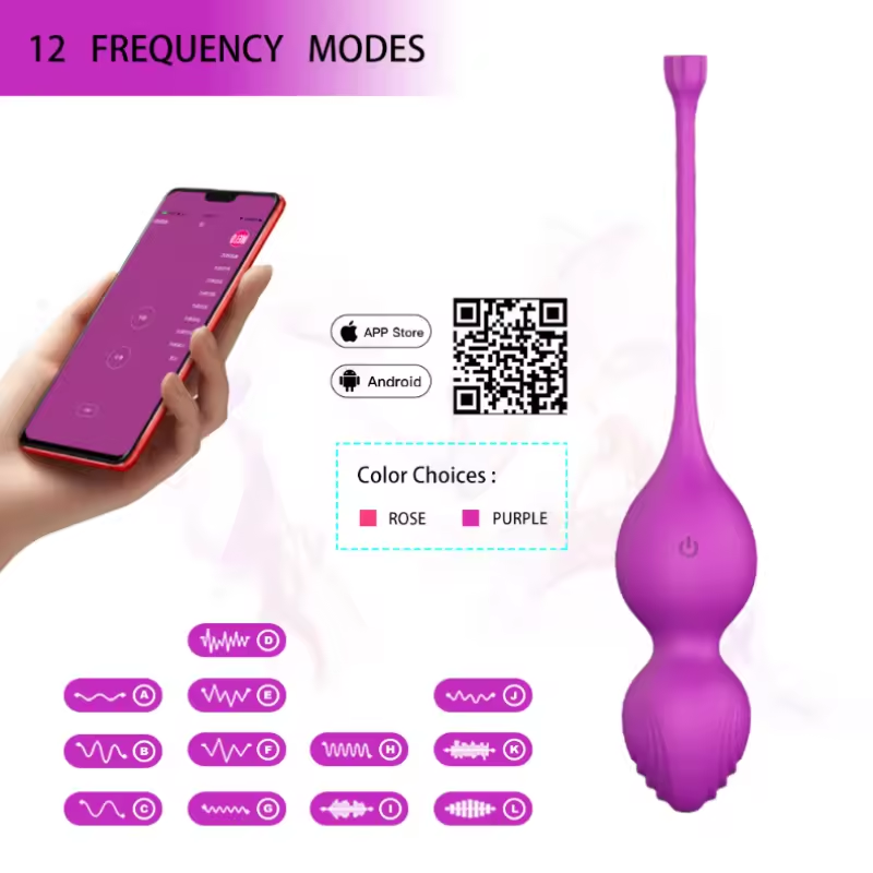 ALREADY THERE- APP CONTROLLED KEGEL EGG- PURPLE