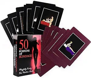 Belle Exotics | SEDUCTIVE SHUFFLE-  ADULT CARD GAMES- 50 Positions of Bondage