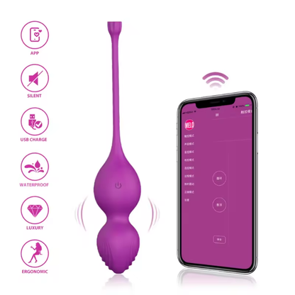 ALREADY THERE- APP CONTROLLED KEGEL EGG- PURPLE