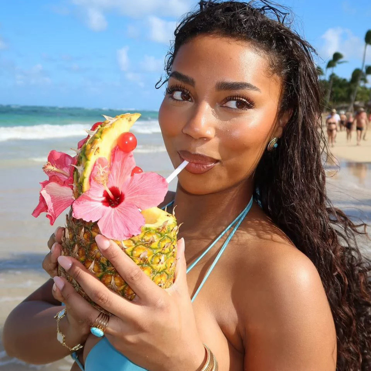 Female drinking a coconut on the beach. Belle Exotics is a discreet adult toy and sexual wellness store in Trinidad and Tobago, offering pleasure products, lubricants, lingerie, couple toys, self-love essentials, and intimacy accessories for private online and in-store shopping.   Belle Exotics offers discreet adult toys, lubricants, lingerie, and sexual wellness products in Trinidad and Tobago for online and in-store shopping.