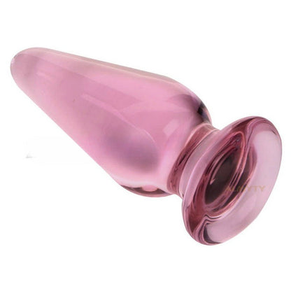 UNTAMED - GLASS ANAL PLUG - PINK