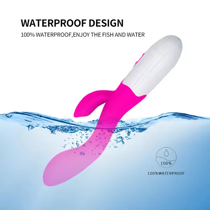 Riding Solo- Stimulating Rabbit Vibrator- Purple