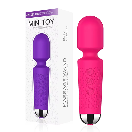 Belle Exotics VIBRATORS FOREVER JUICY-MINI VIBRATING WAND- PINK-TRINIDAD AND TOBAGO-Discover Pleasure and Style with Belle Exotics Vibrator Collection - Empowering Intimacy in Trinidad and Tobago, Jamaica, Barbados, Guyana, Bahamas, USA, and Canada