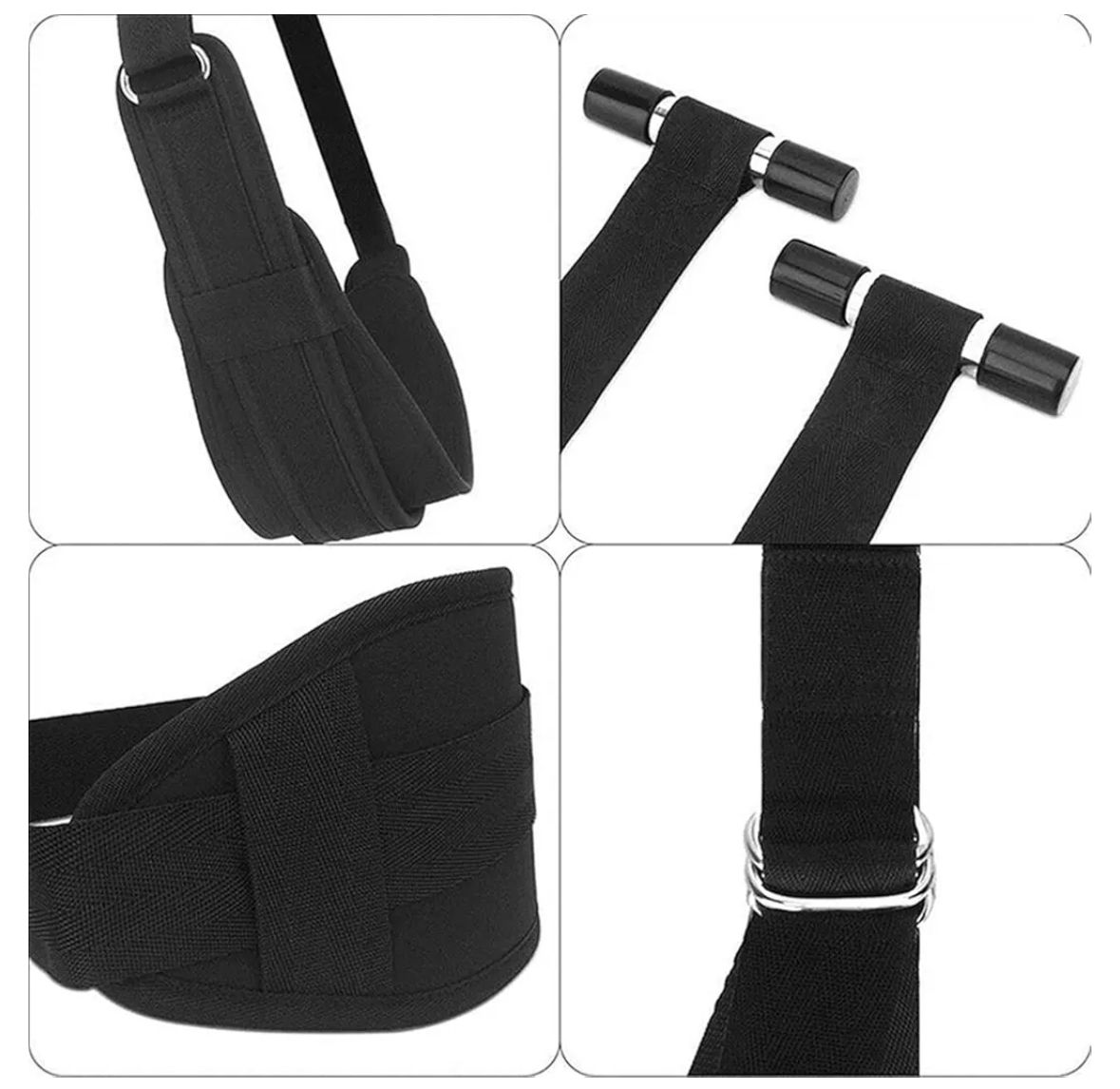 Belle Exotics Enterprises Limited BONDAGE SET VERTICAL BLISS- DOOR HARNESS- BLACK-  Unleash Desire in Trinidad and Tobago, Jamaica, Barbados, Guyana, Bahamas, USA, and Canada


